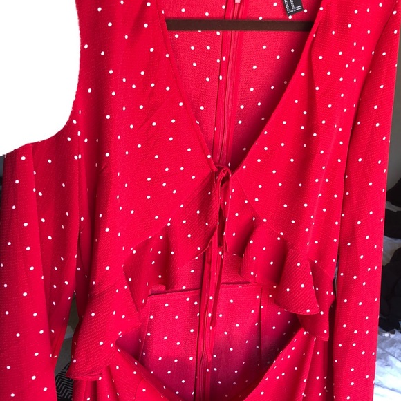 Red jumpsuit - Picture 3 of 3